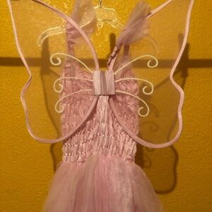 Girls Pink Butterfly Halloween Costume